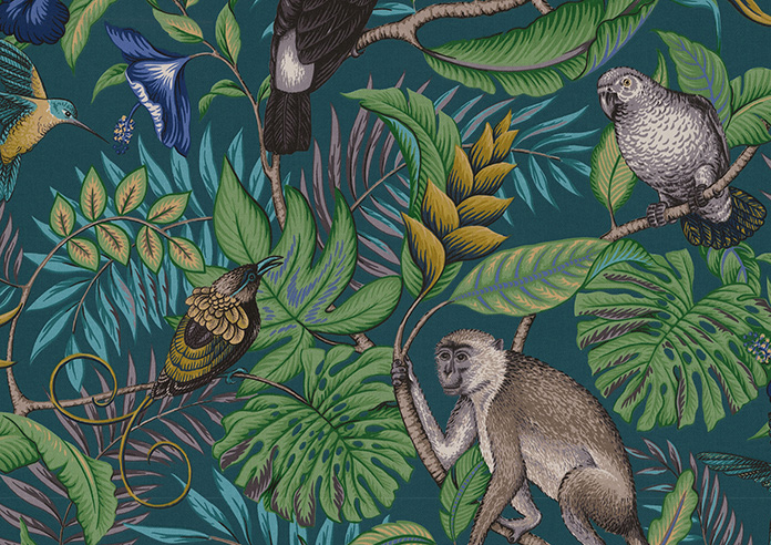 Rain Forest, Lagoon - Made to Measure Curtains - Image 8